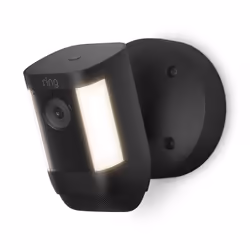 Ring Spotlight Cam Pro, Wired, Black, IP security camera, Outdoor, Wireless, Ceiling/wall, Black, Box