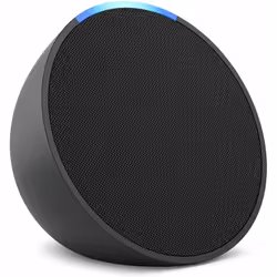 Amazon Echo Pop, Amazon Alexa, Round, Charcoal, Charcoal, Android, Fire OS, iOS, 4.95 cm