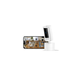 Pan-Tilt Indoor Camera | Plug-In Pet Security Camera | 360 pan & 169 tilt coverage, Manual Privacy Cover, HD video, Two-Way Talk, Wi-Fi | 30-day