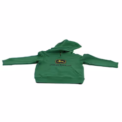 John Deere Little Boys' Toddler JD Logo Fleece Hoodie  Green  2T