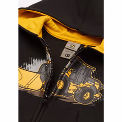 John Deere baby boys Fleece Zip Hoody Hooded Sweatshirt  Black  2-3T U