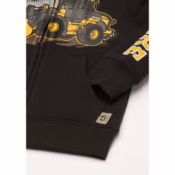 John Deere baby boys Fleece Zip Hoody Hooded Sweatshirt  Black  2-3T U