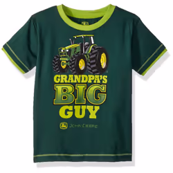 John Deere boys Tshirt T Shirt Dark GreenLime Green 3 US