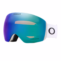 Oakley Flight Deck L OO7050 Matte White w/Prizm Argon Ski Goggles For Men For Women + BUNDLE with Designer iWear Eyewear Kit