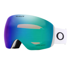 Oakley Flight Deck M Matte White w/Prizm Argon Ski Goggles For Men For Women + BUNDLE with Designer iWear Eyewear Kit