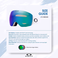 Oakley Flight Deck M Matte White w/Prizm Argon Ski Goggles For Men For Women + BUNDLE with Designer iWear Eyewear Kit