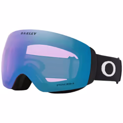 Oakley Flight Deck M OO7064 Matte Black/Prizm Iced Iridium Ski Goggles For Men For Women + BUNDLE with Designer iWear Eyewear ...