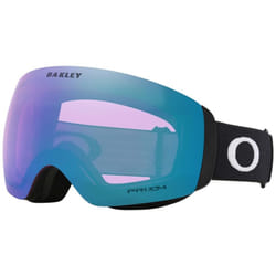 Oakley Flight Deck M OO7064 Matte Black/Prizm Iced Iridium Ski Goggles For Men For Women + BUNDLE with Designer iWear Eyewear Kit