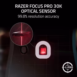 Razer Viper V2 Pro HyperSpeed Wireless Gaming Mouse: 58g Ultra-Lightweight - Optical Switches Gen-3 - 30K Optical Sensor - On-Mouse DPI ..