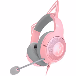 Razer Kraken Kitty V2 USB Wired Gaming Headset - Pink