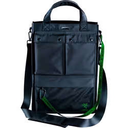 Razer Xanthus Tote Bag: Dedicated Padded Laptop Compartment - Fits up to 16"" Laptops - Water Repellent Nylon - Two-Way Carry with Detachabl