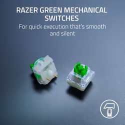 Razer BlackWidow V4 X Mechanical Gaming Keyboard: Green Switches Tactile & Clicky - 6 Macro Keys - Chroma RGB - Doubleshot ABS Keycaps - Sound Dampeni