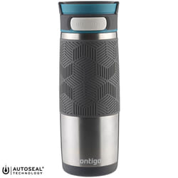 Contigo Transit Autoseal Travel Mug, Stainless Steel Thermal Mug, Vacuum Flask, Leakproof Tumbler, Coffee Mug with BPA Free Easy-Clean Lid, Biscay Bay