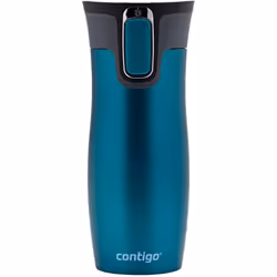 Contigo West Loop Autoseal Travel Mug, Stainless Steel Thermal Mug, Vacuum Flask, Leakproof, Coffee Mug with BPA Free Easy-Cl ...