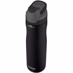 Contigo Autoseal Couture Chill Drinking Bottle, Leakproof - Matte Black - 720ml