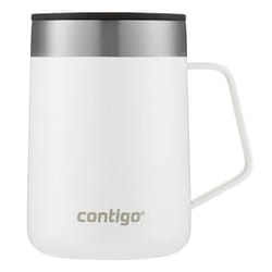 CONTIGO 2174672 travel mug 420 ml Silver, White Stainless steel