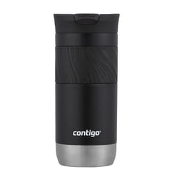 Byron 2.0 Snapseal Travel Mug,Stainless Steel Thermal Mug,Vacuum Flask,Leakproof Tumbler,Coffee to Go Mug with Bpa Free Easy-Clean Lid,Licorice,470 Ml