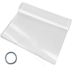 VEVOR Greenhouse Plastic Sheeting 12 x 25 ft, 6 Mil Thickness UV Resistant Clear Polyethylene Film, Hoop Green House Cover for Farms, Agriculture, Gar