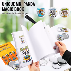 VEVOR Button Maker Machine, 75 mm (3 inch) Badge Punch Press Kit, Children DIY Gifts Pin Maker