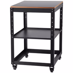 Planer Stand, 100 lbs/ 45 kg heavy loads, Three-Gear Height Adjustable thickness planer table,with 4 Stable Casters & Storage ...