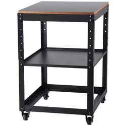 Planer Stand, 100 lbs/ 45 kg heavy loads, Three-Gear Height Adjustable thickness planer table,with 4 Stable Casters & Storage Space, for most planers,