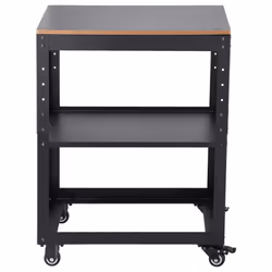 Planer Stand, 100 lbs/ 45 kg heavy loads, Three-Gear Height Adjustable thickness planer table,with 4 Stable Casters & Storage Space, for most planers, - Additional view 8