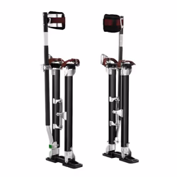 VEVOR Drywall Stilts Aluminum Tool Stilts 24''-40'' Adjustable Painting Black - Additional view 10