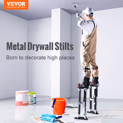 VEVOR Drywall Stilts Aluminum Tool Stilts 24''-40'' Adjustable Painting Black - Additional view 5
