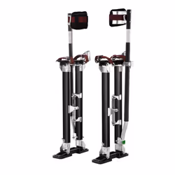 VEVOR Drywall Stilts Aluminum Tool Stilts 24''-40'' Adjustable Painting Black - Additional view 7