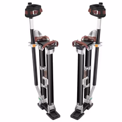 VEVOR Drywall Stilts Aluminum Tool Stilts 24''-40'' Adjustable Painting Black - Additional view 8