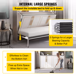 DIY Murphy Bed Springs Mechanism Hardware Kit - Horizontal