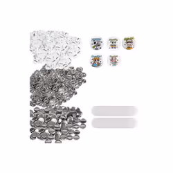 Vevor XZGSLH25MM5005T97V0 1 in. 25 mm 500 Sets Button Decal Parts Supplies Button Maker Machine