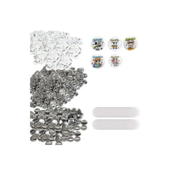 Vevor XZGSLH25MM5005T97V0 1 in. 25 mm 500 Sets Button Decal Parts Supplies Button Maker Machine