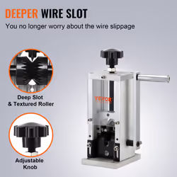 VEVOR Manual Wire Stripping Machine Portable Cable Stripper 0.06''-0.98'' Visual