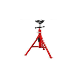 High Folding Pipe Stand, Model V-Head 1107A Head High Folding Pipe Stand, Steel Jack Stands, 2500LB Capacity, 28-inch to 51.5-inch Pipe Jack Stand