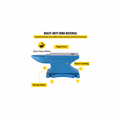 Single Horn Anvil Cast Iron Anvil Blacksmith for Sale Forge Tools and Equipment Anvil Rugged Round Horn Anvil Blacksmith Jewelers Metalsmith
