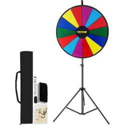 VEVOR 18 inch Spinning Prize Wheel  14 Slots Tabletop Spinner  Heavy D