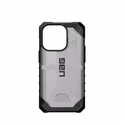 Urban Armor Gear Plasma, Cover, Apple, iPhone 14 Pro, 15.5 cm (6.1"), Black, Silver