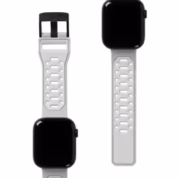 Urban Armor Gear Civilian, Band, Smartwatch, Grey, Apple, Apple Watch Series 8, SE2, Ultra, 7, 6, 5, 4, 3, 2, 1 & SE, Silicon ...