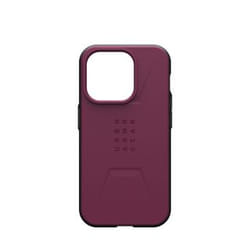 Urban Armor Gear Civilian Magsafe mobile phone case 15.5 cm (6.1") Cover Bordeaux