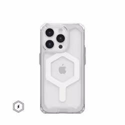 Urban Armor Gear Plyo Magsafe mobile phone case 15.5 cm (6.1") Cover Transparent, White