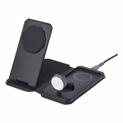 Urban Armor Gear SRGE 3-in-1, Indoor, AC, Wireless charging, 1.2 m, Black, Grey