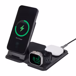 Urban Armor Gear SRGE 3-in-1 Headphones, Smartphone, Smartwatch Black, Grey AC Wireless charging Indoor - Additional view 7