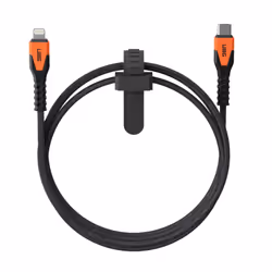 Urban Armor Gear Kevlar Core USB-C to Lightning Power Cable, 1.5 m, Lightning, USB C, Male, Male, Black, Orange