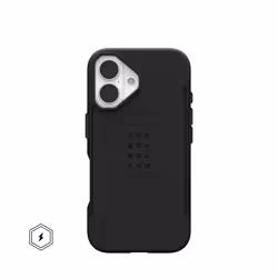 Urban Armor Gear Civilian, Cover, Apple, iPhone 16, 15.5 cm (6.1"), Black