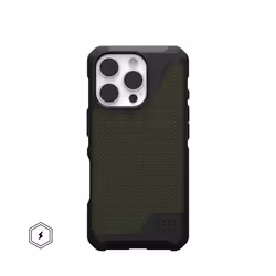 Urban Armor Gear Metropolis LT, Cover, Apple, iPhone 16 Pro, 16 cm (6.3"), Olive