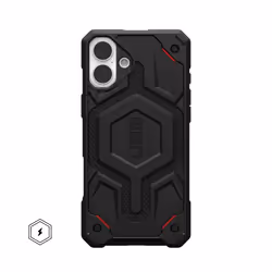 Urban Armor Gear Monarch Pro kevlar, Cover, Apple, iPhone 16 Plus, 17 cm (6.7"), Black