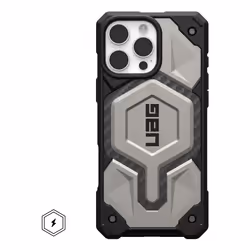 Urban Armor Gear Monarch Pro iPhone 16 Pro Max Case, Cover, Apple, iPhone 16 Pro Max, 17.5 cm (6.9"), Titanium