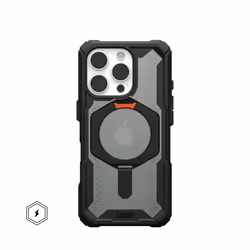 Urban Armor Gear Plasma XTE, Cover, Apple, iPhone 16 Pro, 16 cm (6.3"), Black, Orange