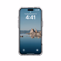 Urban Armor Gear Plyo mobile phone case 17 cm (6.7") Cover Transparent, White